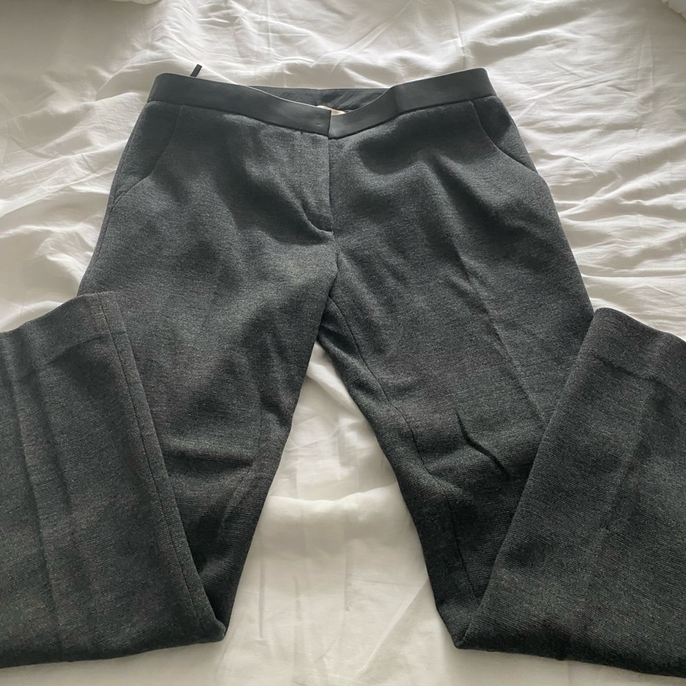Tory Burch wool pants with leather band